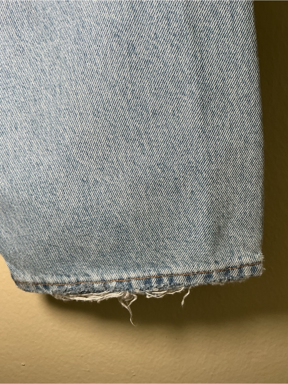 Agolde Women’s 90s Jeans 26 High Rise Distressed Organic Cotton L Wash - Picture 7 of 14